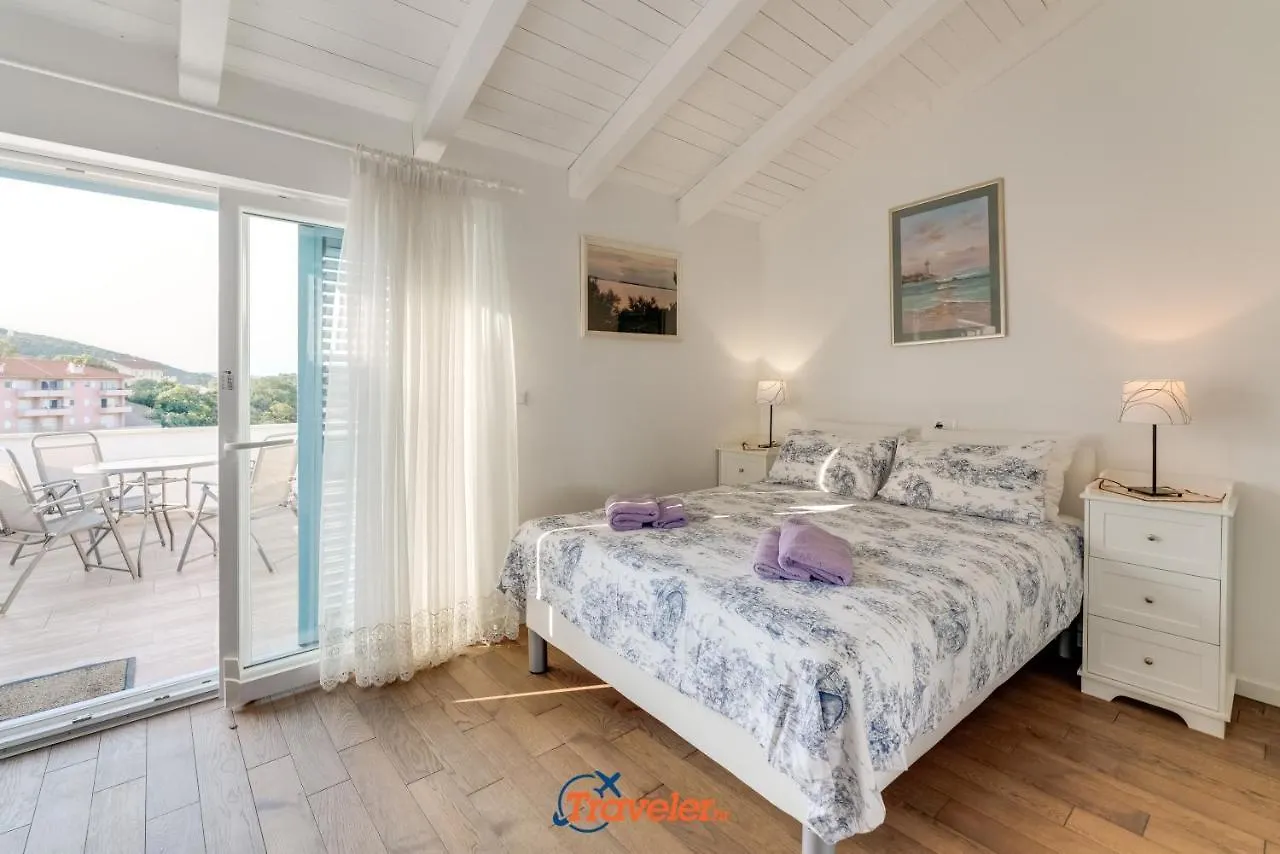 Romantic Stone Villa With Pool, Panoramic Sea View Near The Beach - By Traveler Tourist Agency Krk Id 2134 Vrbnik  0*, Vrbnik (Primorje-Gorski Kotar)