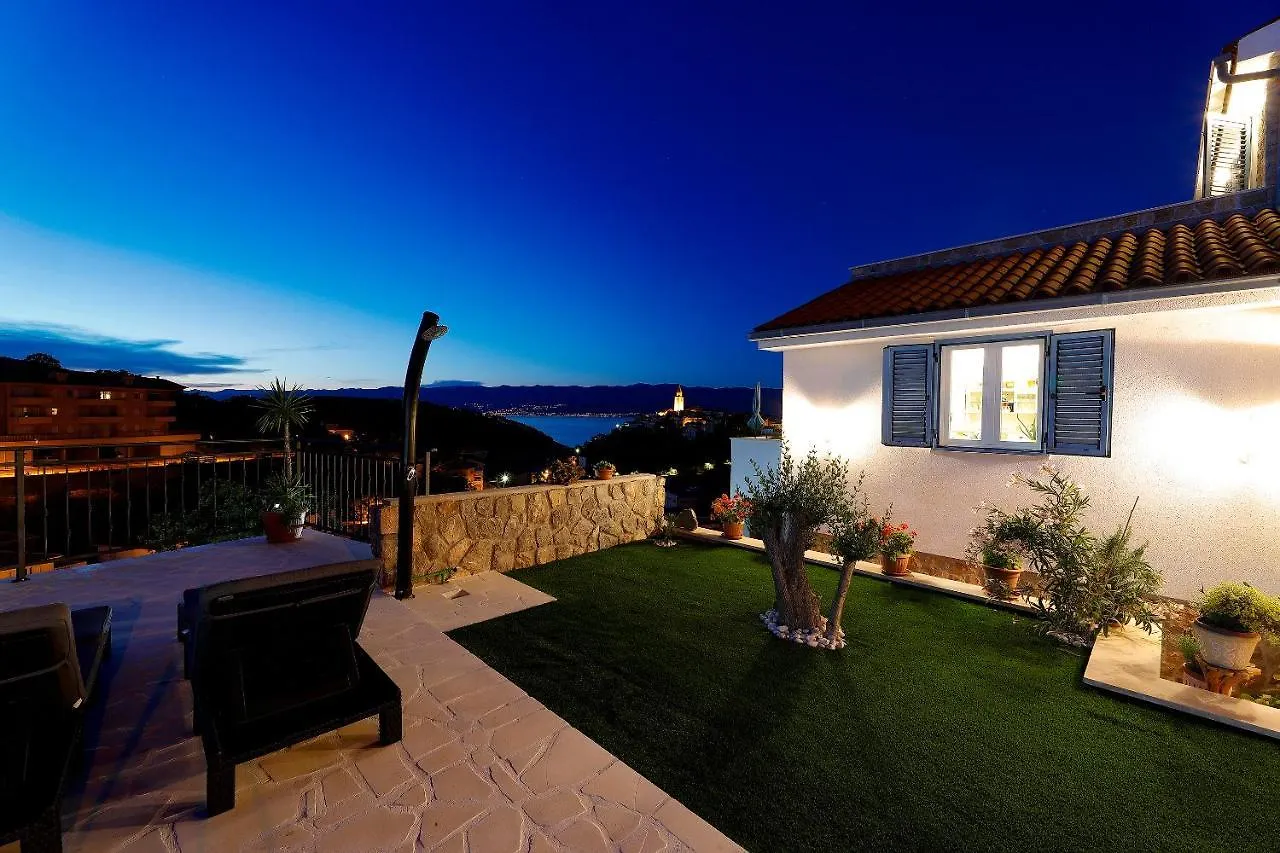 Romantic Stone Villa With Pool, Panoramic Sea View Near The Beach - By Traveler Tourist Agency Krk Id 2134 Vrbnik  0*, Vrbnik (Primorje-Gorski Kotar) Croatia