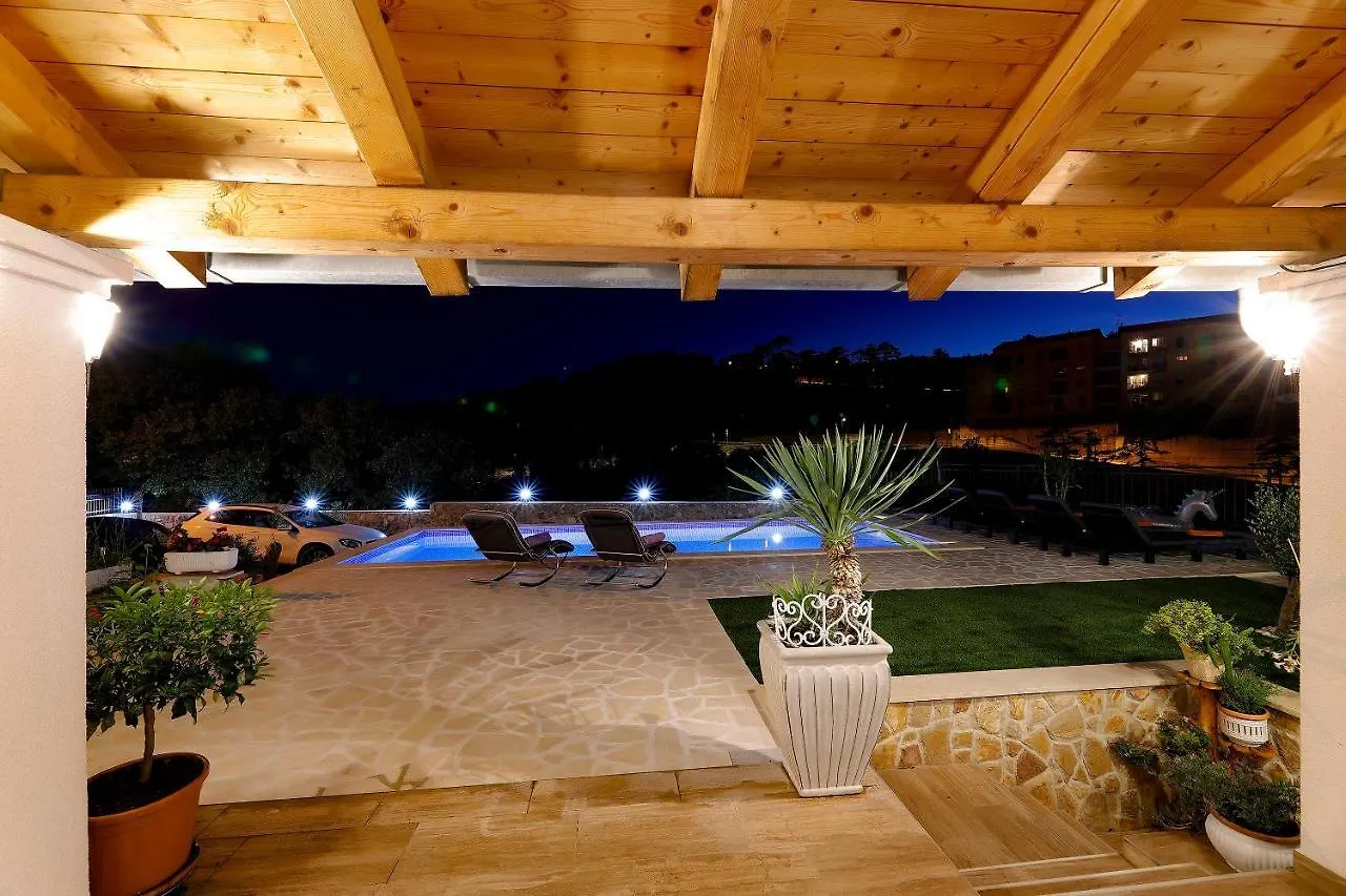 Romantic Stone Villa With Pool, Panoramic Sea View Near The Beach - By Traveler Tourist Agency Krk Id 2134 Vrbnik  0*, Vrbnik (Primorje-Gorski Kotar)